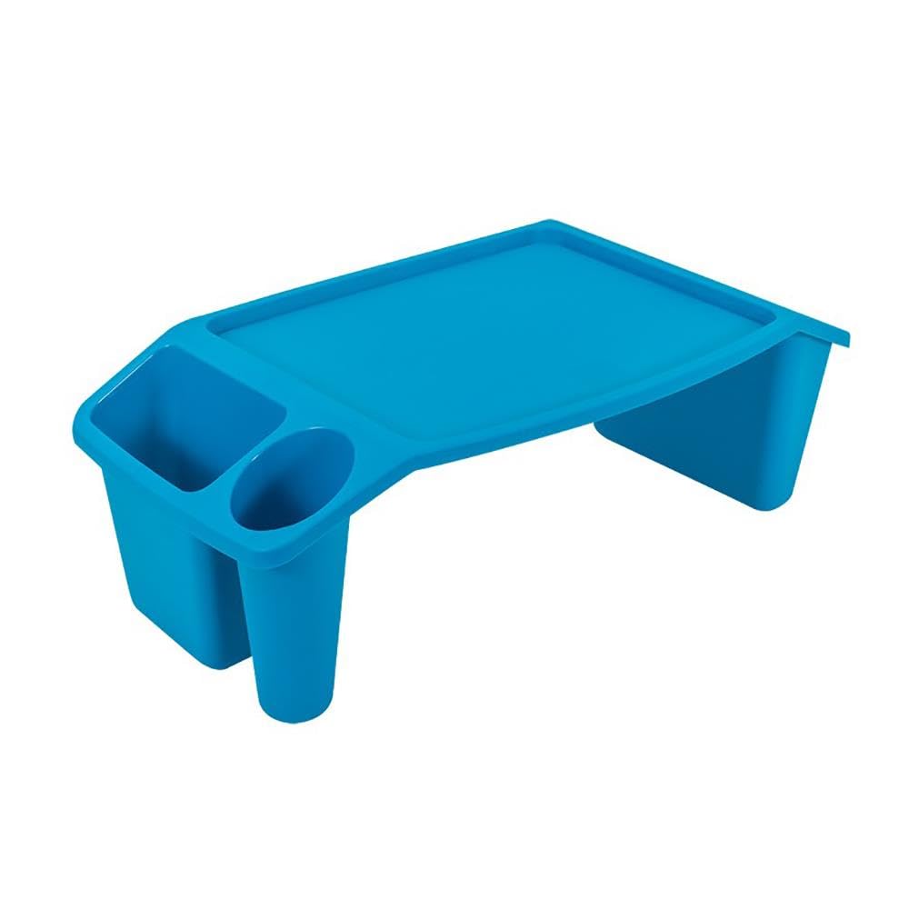 Yöl Navy Plastic Lap Tray Laptop Computer Desk Serving Dining Food Drink Crafts Work