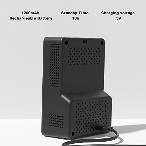 Air Quality Monitor, 3.2-inch Portable CO2 Detector Air Quality Tester Indoor, Monitoring Carbon Dioxide, TVOC, Formaldehyde, Temperature and Humidity Se for Indoor, Office and Other Places