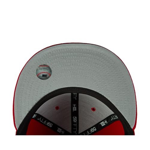 New Era 11591122 59Fifty New York Yankees Sc Wh Fitted Hat (Red/White) Men'S Mlb Cap thumb #5