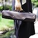 Flute Carrying Bag Synthetic Leather Non Woven Fabric Metal Wind Instrument Storage Case with Shoulder Strap Flute Protective Case Flute Storage Bag (Brown)