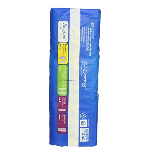 Stayfree Regular Maxi Pad 24ct - Pack of 12