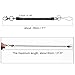uxcell Spiral Retractable Coil Springs Lanyard, Keychain Cord Holder with Lobster Claw Clasps, Stretchy Anti-Theft Rope with Hook Keychain Ring Carabiner for Cellphone, Black