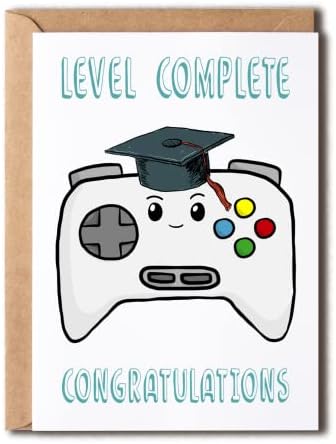 Amazon.com : Graduation Card - Funny Graduation Gamer for Son, Grandson ...