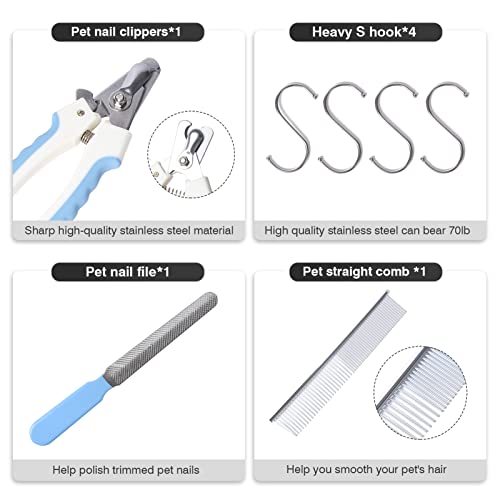 Pet Dog Grooming Hammock Harness Helper 5in1 Hammock Restraint Bag for Small Medium Large Dogs&Cats Grooming Hammock… - Image 4