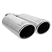 DC Sport EX-2012 Stainless Steel Oval Slant Cut Bolt-on Exhaust Tip