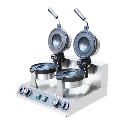 Automatischer Mini-Donut-Eisdessert Auf Dem Tisch, Italienischer...