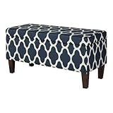 navy and white ottoman 10 ways to decorate with navy for a modern look