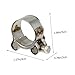 MAGICLULU 4pcs Stainless Steel Clamps T-bolt Hose Clamp Heavy Duty Fastener Automotive and Industrial Hose Clips