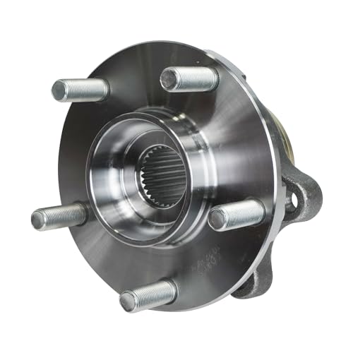Image of Detroit Axle - Front Wheel Bearing Hubs for 03-07 Nissan Murano, 04-09 Quest, 2 Wheel Bearing & Hubs 2003 2004 2005 2006 2007 2008 2009 Replacement