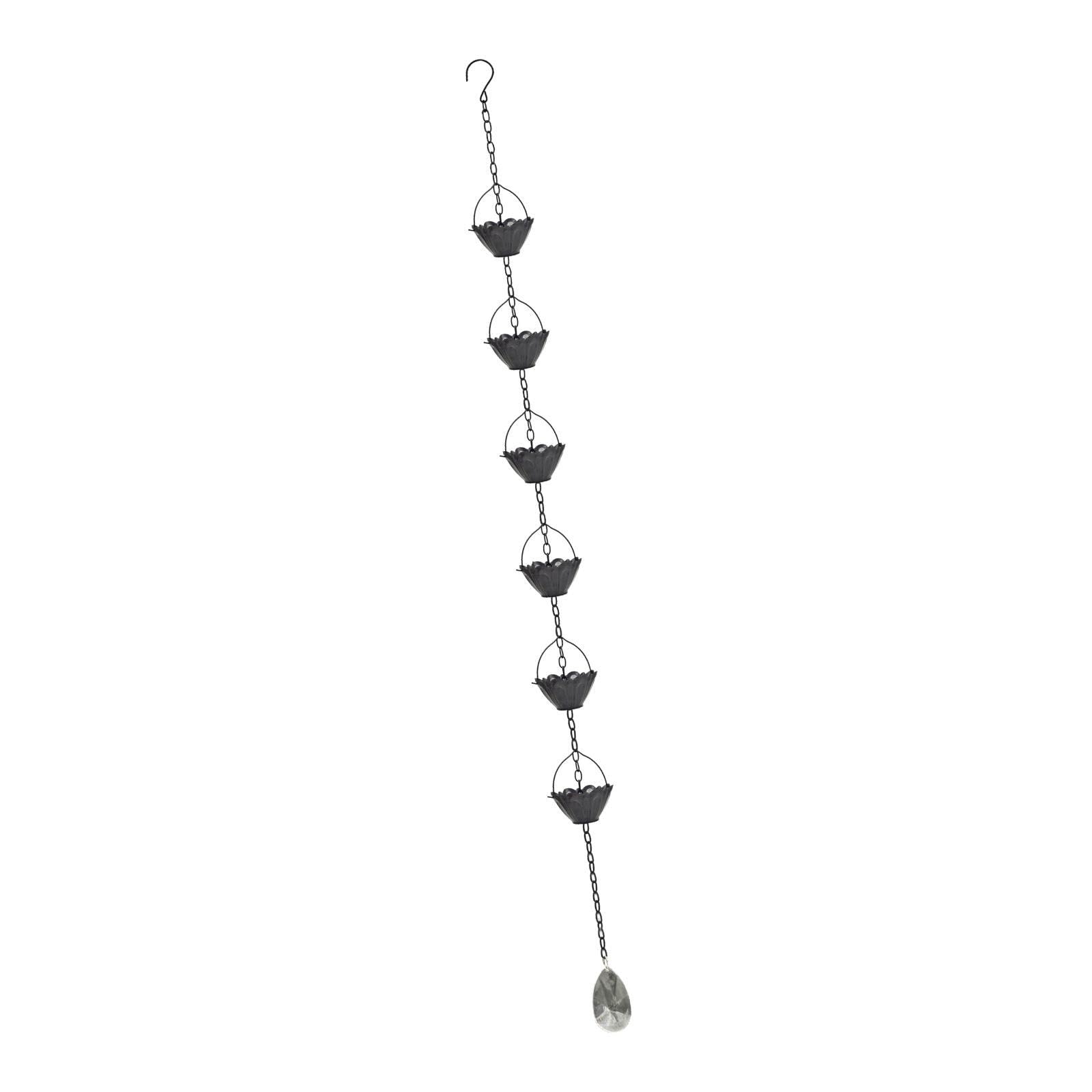 Chaîne de pluie extérieure pour tonnelle et abri de jardin zen