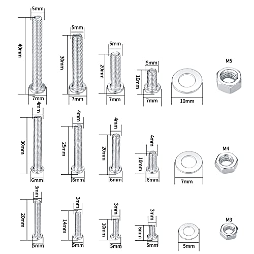 Tooinkcv SMSDM550004 720 Pcs Nuts And Bolts Assortment Kit thumb #1