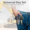 Ignition Starter Key Set, 12 Pcs Replacement Ignition Key Set, Universal Ignition Switch Spare Keys, Suitable for Agricultural and Excavator Machinery-Factories-Dump Trucks-Tractors-Bulldozers #2