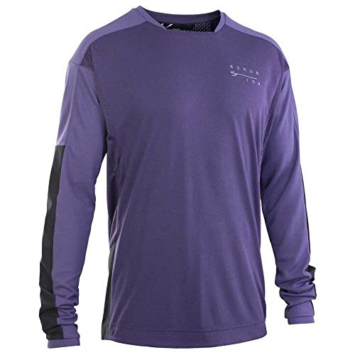 Ion Scrub Amp BAT Maillot de ciclismo largo, lila 2023