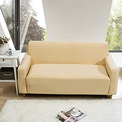 Housse de canapé 4 places anti tache élastique en polyester floral