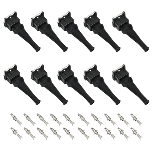 10PCS EV1 Fuel Injector Connectors For many cars EV1 Injector Plug