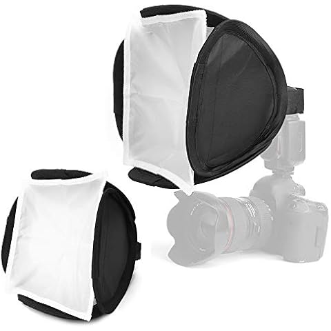 Camera Softbox, 23x23cm Flash Light White Softbox Fill Light Cover, Accessory for Studio Photography Cover