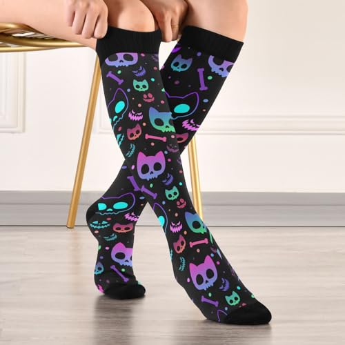 Image of Compression Socks for Women & Men, Knee High Socks for Circulation Medical Running Athletic Nurse Travel