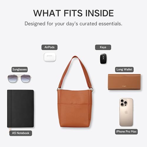 Small Leather Bucket Bags for Women, 3-in-1, Crossbody Bags for women, Top Handle Purse, Shoulder Handbags4