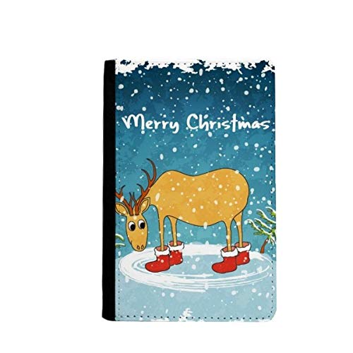 Étui portefeuille de voyage cerf de Noël pour ne plus perdre vos papiers