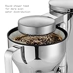 aarke Coffee Maker - Electric Drip Filter Coffee Brewer, Stainless Steel, Glass Carafe, Smart Hot Plate, 2-10 Cup Capacity, 250 mL-1.25L - Image 5