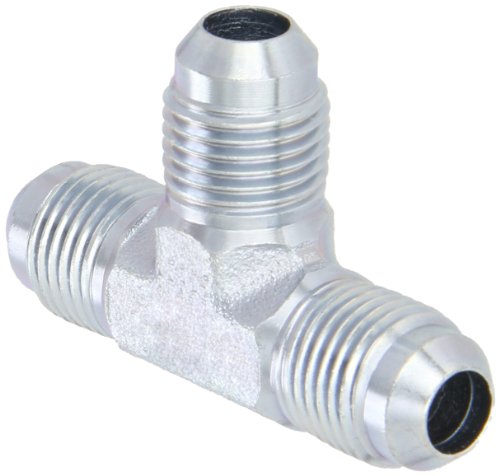 Eaton Aeroquip 2033-6-6S Union Tee, JIC 37 Degree End Types, Carbon Steel, 3/8 JIC(m) End Size, NULL Tube OD