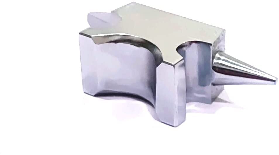 1.1 Lbs Double Horn Steel Anvil for Jewelry Making Metal Forming hammering Stamping Surface