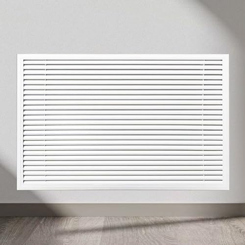 Grille murale persiennes aluminium couverture retour air usines