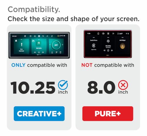 Image of SPARTAN SHIELD Screen Guard For TATA TIAGO EV 2026 Facelift || Creative+ || 10.25 Inch Infotainment Touchscreen Protector | Anti Scratch | Water Resistant | HD Clear | High Touch Sensitivity | NEW TataTiago Electric 9H Car Display Accessories 2026+ [Not Tempered Glass] (2026 Facelift Tiago EV 10-Inch)