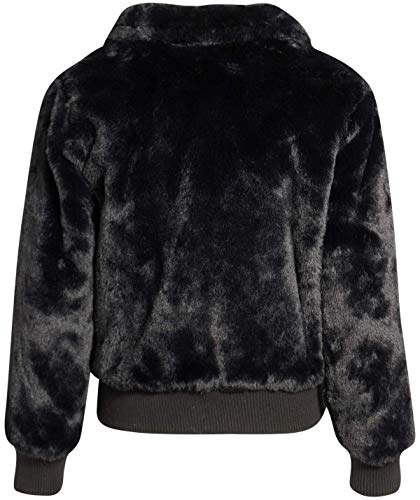 URBAN REPUBLIC Girls' Winter Coat - Zip Up Warm Plush Faux Fur Teddy Dress Coat and Bomber Jacket for Girls (Sizes: 4-16)2