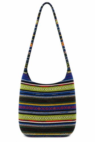 Image of SUVASANA Large Sling Shoulder Bag for Men Women Casual Comfortable Everyday Purse Travel Women's Cross-body Bags