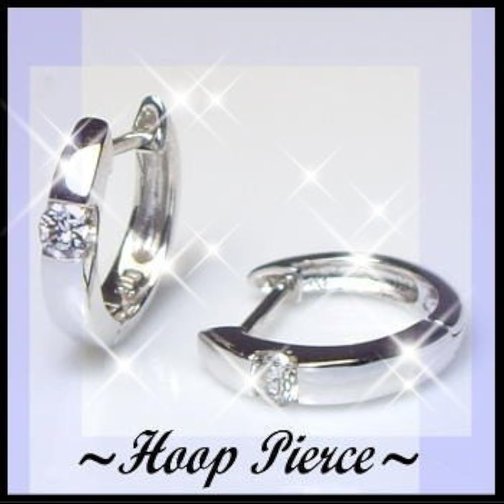 Amazon | [ラグジュエリー][Lugejewelry]K18ダイヤモンドフープピアス