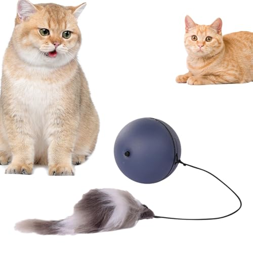 Pelota Interactiva para Gatos - Juego para Mordedera con Sensor Inteligente | Pelota Móvil para Gatos - para Mascota Cachorro Hogar Interior Exterior Cumpleaños Suelo Diario Vacaciones