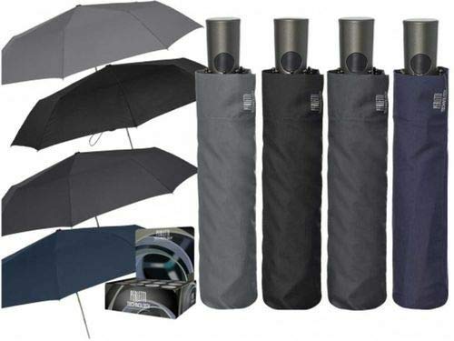 REPLOOD Parapluie pour homme, coupe-vent, coupe-vent, anti-pluie, noir Cover