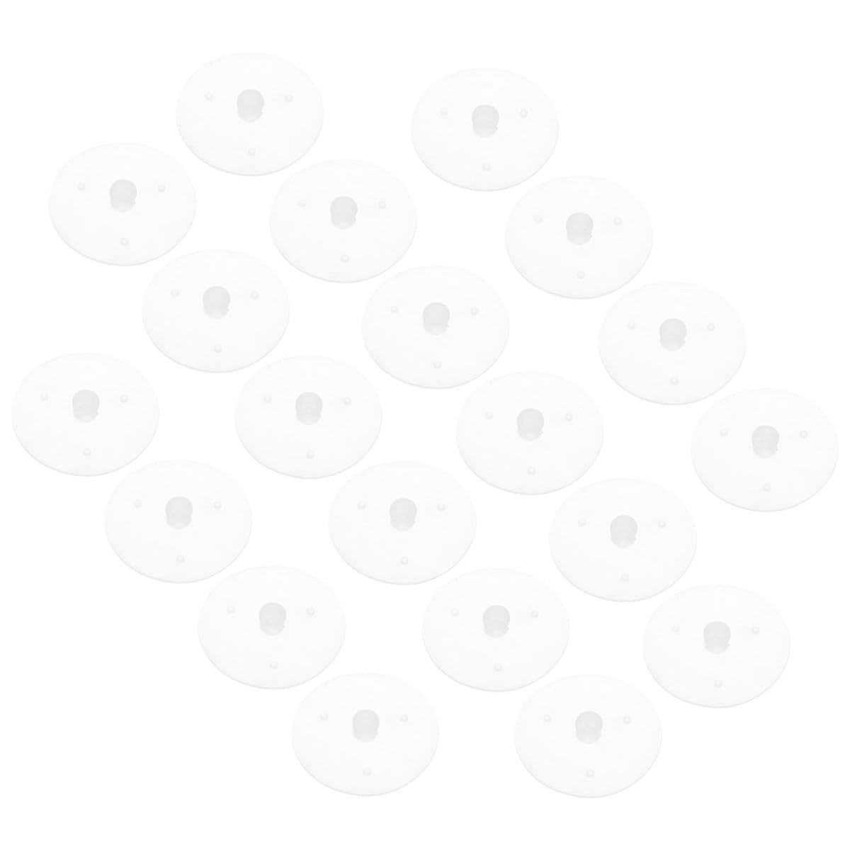 20pcs Rice Cooker Exhaust Valve Silicone Pads Steam Cap Replacements Easy Installation Versatile Use White Silicone Kitchen Repair and Replacement