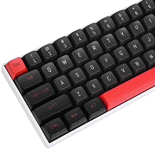 Image of Guffercty kred 160 Keys CSA Keycap PBT Double-Shot Ball Shape Custom Keycaps Set with 6.25u /7u Spacebar for Cherry MX Gateron Kailh Switches (Evil Dolch)