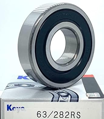 Ball Bearing Koyo 63/28-2RS with 2 Rubber Seals 28x68x18mm 63/28 RS 63/28DDU