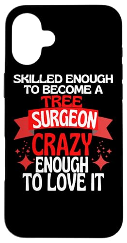 樹木外科医になる熟練の技 スマホケース iPhone 16 Plus 用