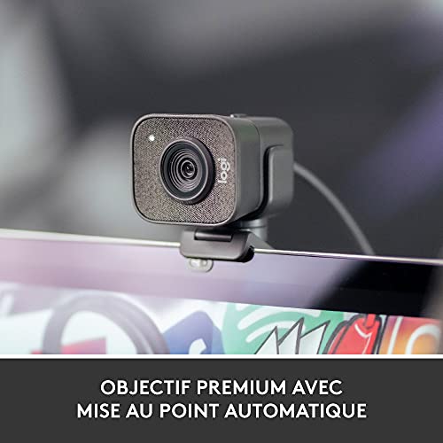 Webcam Logitech StreamCam pour YouTube et Twitch en Full HD - Geekodrome: Boutique d'accessoires geek Mise au point automatique Logitech StreamCam