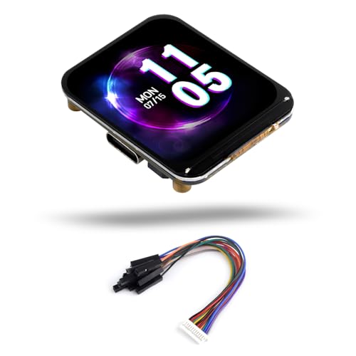 LUCKFOX ‌ESP32-S3 1.69inch LCD Development Board, Dual-Core Processor up to 240MHz, 240x280 LCD Display, SPI Communication, Supports 2.4GHz Wi-Fi&BT5
