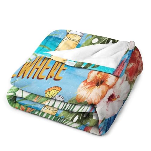 Couverture douce perroquet tropical : idée cadeau originale pour Noël et anniversaire - 4