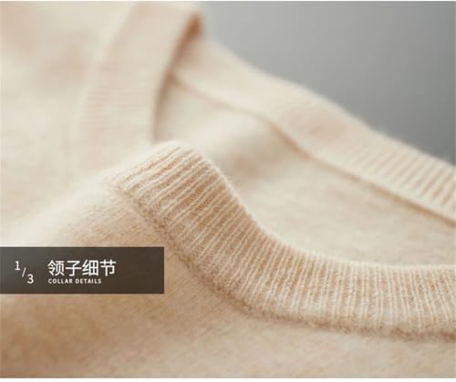 Men's Wool Sweater Long Sleeve O-Neck Jumper Casual Warm Versatile Jumper Tops4