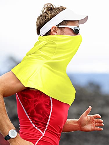 Image of SATINIOR 3 Piece Balaclava Face Cover Sun Protection Neck Cover Summer Balaclava for Men Women Outdoor Sports UV Protector