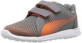 PUMA Kids' ST Trainer Evo Techfade V Inf Sneaker, Steel Gray-Orange Clown Fish, 10 M US Toddler