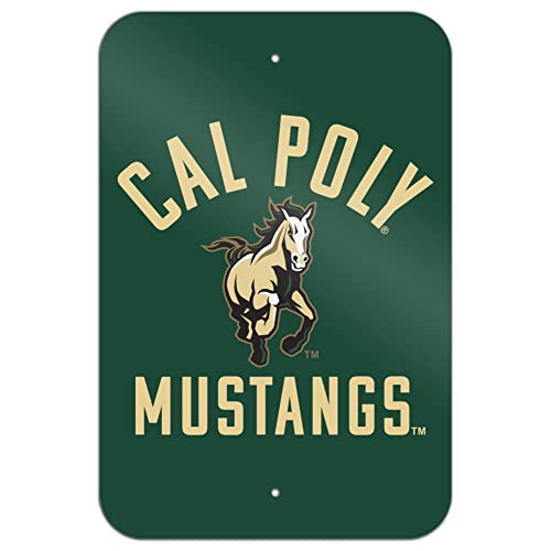 Cal Poly Mustangs Logo Home Business Office Sign - Metal - 6" x 9" (15.3cm x 22.9cm)
