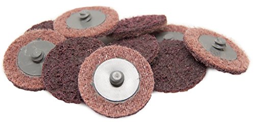 Benchmark Abrasives 2 Inch Sanding Discs Quick Change Nylon Surface Conditioning Discs, Drill & Die Grinder Sanding Disc Rust Remover for Metal Paint Stripper & Removal, Polishing - (25 Pack)(Medium) by Benchmark Abrasives - Used condition - US$15.52