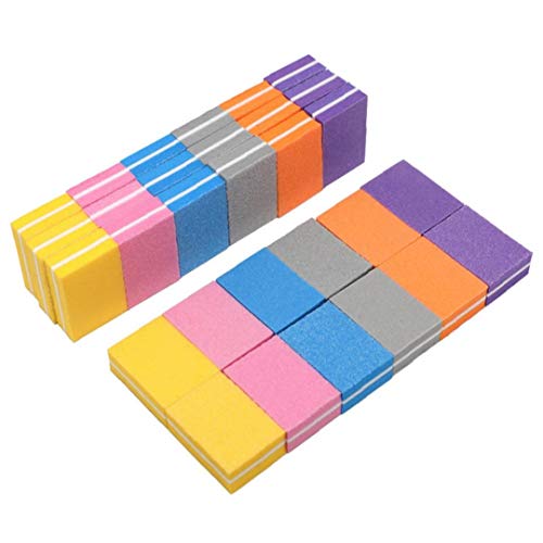 Onsinic 20pcs / Set Mini Feile Buffer Schwamm Nagelpolierblöcke Kleine Tragbare Dateien Lima Nagel-polier Maniküre…