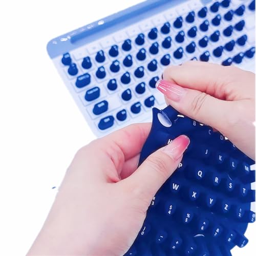 Calcomanías elevadas Se7enline para escribir en computadoras Apple con uñas largas 3