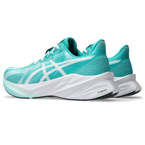 ASICS ASICS Men's DYNABLAST 5 Running Shoes, 10.5, White/Wave Teal