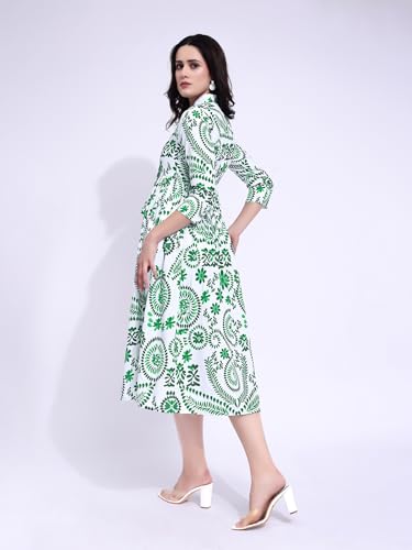 Image of PURVAJA Women's Maxi Cotton Blend Dress