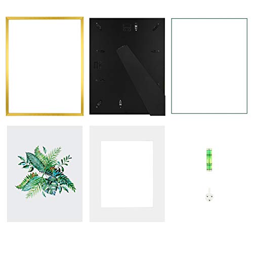ONE WALL Fotorahmen aus Aluminium, einwandig, goldfarben 11x14 inch – Bild 8